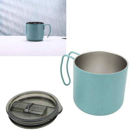Stainless Steel Double Wall Coffee Cup Thermal Insulated Travel Mug Durable