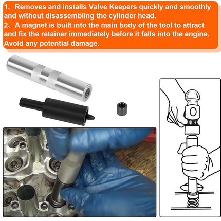 Valve Keeper Remover and Installer Tool Kit 36050 High-Quality Aluminum Alloy