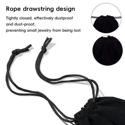 50pcs Premium Velvet Jewelry Drawstring Pouches Gift Wedding Party Organizer Bag