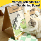 Vertical Calendar Cat Scratching Board Interactive for Cats Durable Scratch Toy