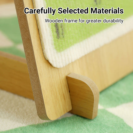 Vertical Calendar Cat Scratching Board Interactive for Cats Durable Scratch Toy