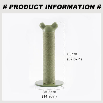Vertical Cat Scratching Post Modular Tower Climbing Tree Replaceable Sleeve