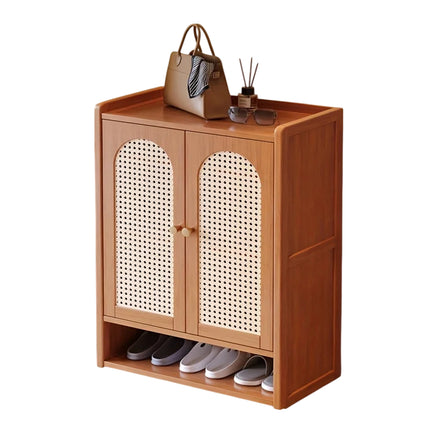 Vertical Shoe Cabinet Multi-Layer Storage Rack for Entryway Hallway Space Saving