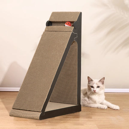 Vertical Triangle Cat Scratcher Wear Resistant Non Shedding Anti Scratch Sofa ﻿