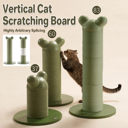Vertical Cat Scratching Post Modular Tower Climbing Tree Replaceable Sleeve