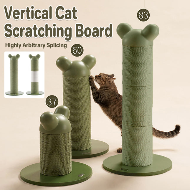Vertical Cat Scratching Post Modular Tower Climbing Tree Replaceable Sleeve