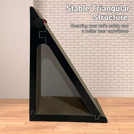 Vertical Triangle Cat Scratcher Wear Resistant Non Shedding Anti Scratch Sofa ﻿