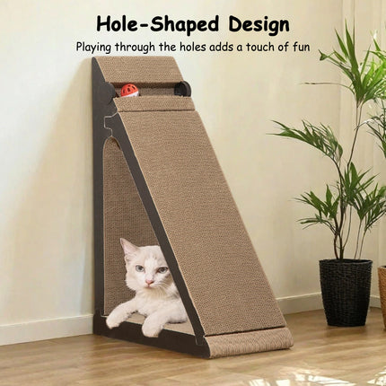 Vertical Triangle Cat Scratcher Wear Resistant Non Shedding Anti Scratch Sofa ﻿