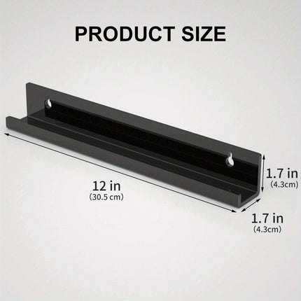 6PCS Wall Mounted Acrylic Vinyl Record Display Stand Durable Acrylic Material