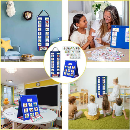 Children's Visual Schedule Daily Work Schedule Kids Visual Schedule Calendar