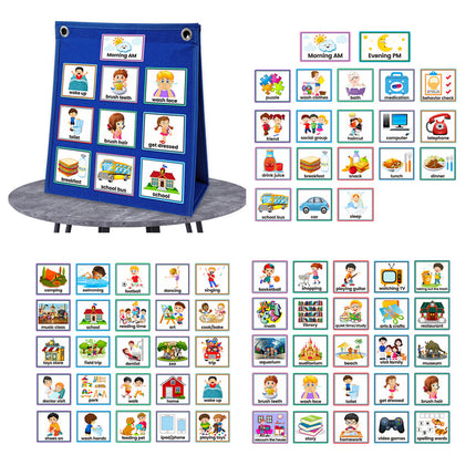 Children's Visual Schedule Daily Work Schedule Kids Visual Schedule Calendar