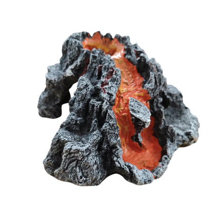Aquarium Volcano Air Bubble Stone for Fish Tank Oxygen Pump Decor Landscaping