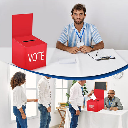 10pcs Corrugated Cardboard Ballot Donation Mailer Box Slot Office Use 15.2cm