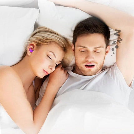2x Soft Reusable Silicone 2 3 Layers Ear Plugs For Sleep Study Noise Cancelling - Aimall