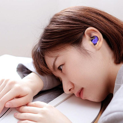2x Soft Reusable Silicone 2 3 Layers Ear Plugs For Sleep Study Noise Cancelling - Aimall