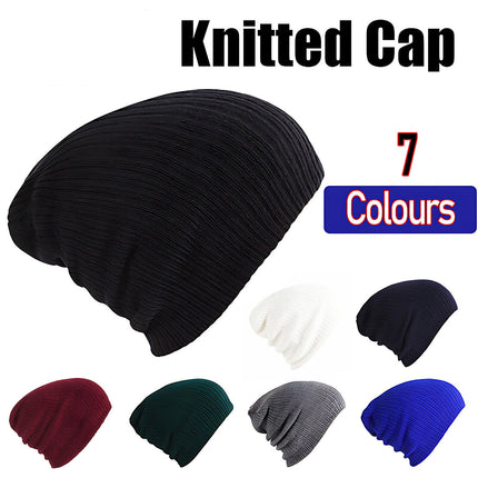 Winter Thermal Warm Women Men Hat Slouch Baggy Hat Beanie Ski Knitted Cap