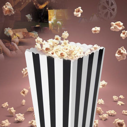 100PCS Popcorn Box Food-Grade Large Capacity Disposable Snack Boxes for Party