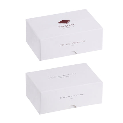 Western Dessert Presentation Box 50 Pack Tiramisu Bakery Gift Packaging Set