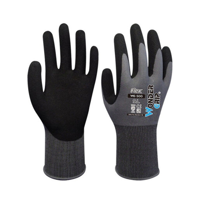Breathable Durable Anti Slip Work Gloves Oil Resistant Coated Precision Work