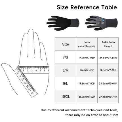 Breathable Durable Anti Slip Work Gloves Oil Resistant Coated Precision Work