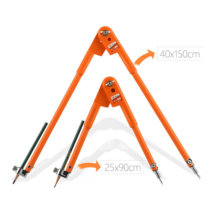 Carpenter Compass Drawing Tool Durable Material Woodworking Drafting Precision