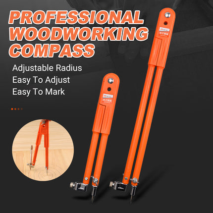Carpenter Compass Drawing Tool Durable Material Woodworking Drafting Precision