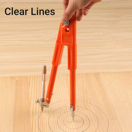 Carpenter Compass Drawing Tool Durable Material Woodworking Drafting Precision