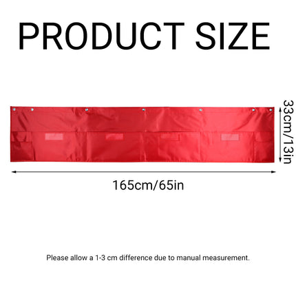 Classroom Whiteboard File Storage Hanging Bag Wall-Mounted Multi Pocket Durable