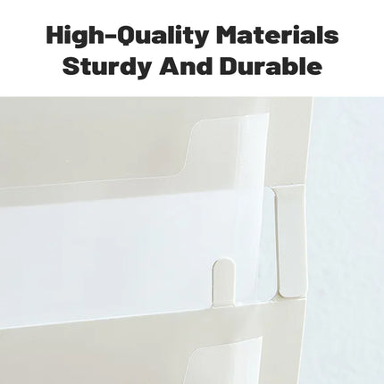 Multi Layer Wall Mounted File Organizer Accordion Bag Portable Document Storage