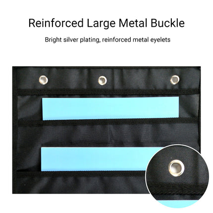 Wall Mounted File Organizer Hanging Bag 30 Pockets Oxford Cloth Document Storage