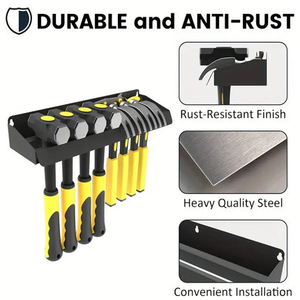 Multi Function Tool Rack Garage Storage Shelf Metal Organizer for Tools Hardware