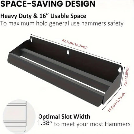 Multi Function Tool Rack Garage Storage Shelf Metal Organizer for Tools Hardware
