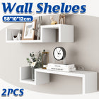 Living Room Bedroom Wall Mounted Storage Shelf Multi Layer Easy To Install