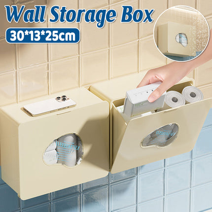 Wall Mounted Storage Box Narrow Gap Organizer Hanging Shelf Container Bathroom