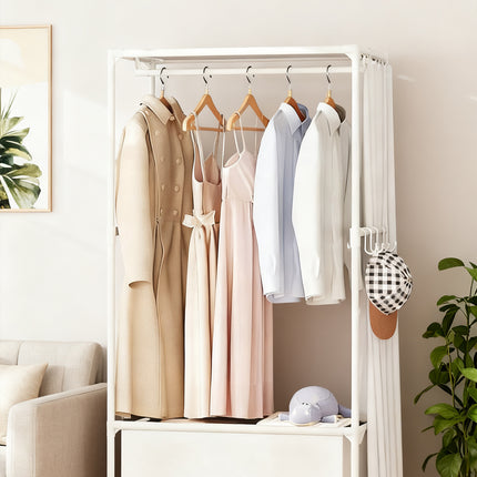 Home Assemble Wardrobe Durable Space Saving for Clothes Shoes Bags Bedroom