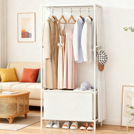 Home Assemble Wardrobe Durable Space Saving for Clothes Shoes Bags Bedroom