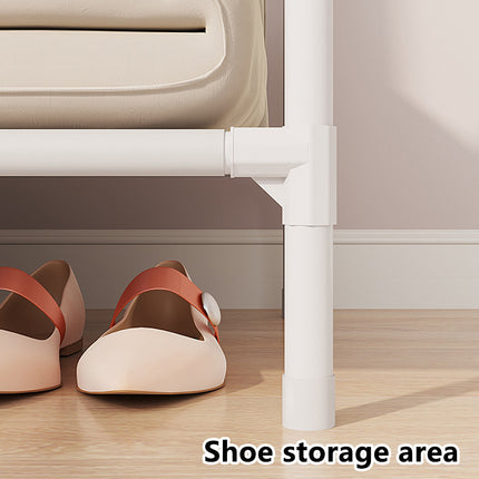 Home Assemble Wardrobe Durable Space Saving for Clothes Shoes Bags Bedroom