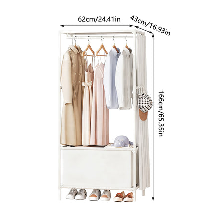 Home Assemble Wardrobe Durable Space Saving for Clothes Shoes Bags Bedroom