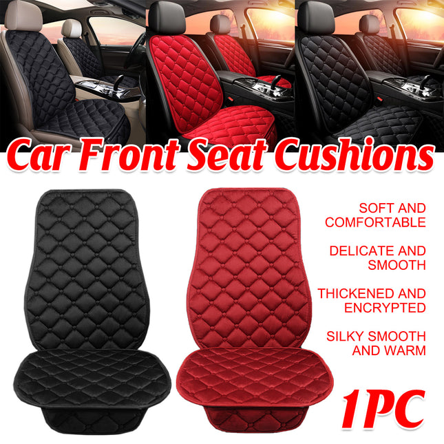 Short Plush Car Front Seat Cushion Winter Protective Warm Thermal Soft Fit