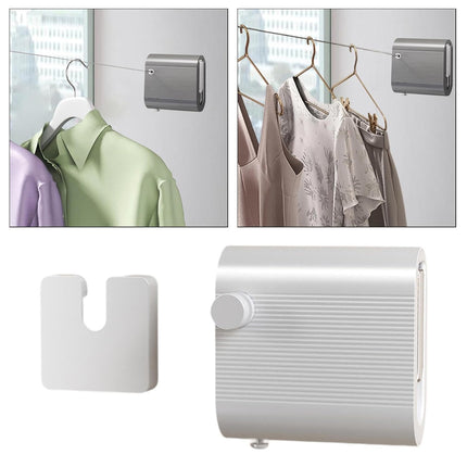 Retractable No-Drill Invisible Washing line 4.2M Length for Laundry Drying