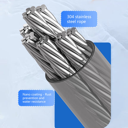 Retractable No-Drill Invisible Washing line 4.2M Length for Laundry Drying