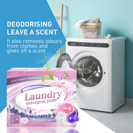 Laundry Detergent Beads Antibacterial Stain Removing Long Lasting Fragrance