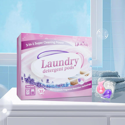 Laundry Detergent Beads Antibacterial Stain Removing Long Lasting Fragrance