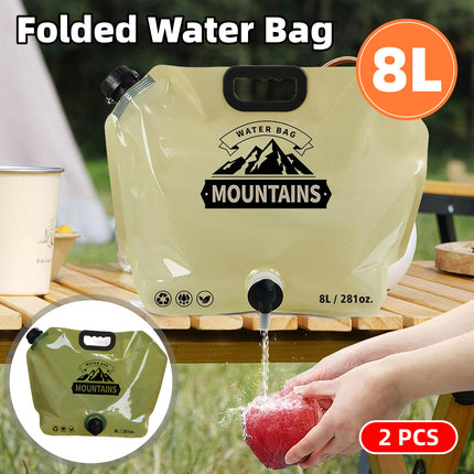 Folding Outdoor Water Storage Bag Portable Camping Hiking Travel Large Capacity