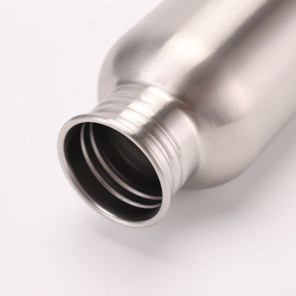 Stainless Steel Sports Water Bottle 350Ml/600Ml Portable Gym Hiking Leak Proof