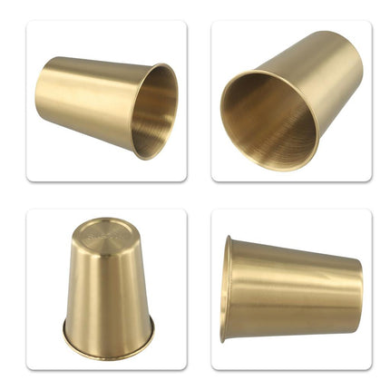 6PCS 304 Stainless Steel Cups 350ml Durable for Home Kitchen Office Desktop Use
