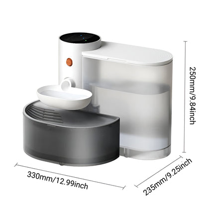 Automatic Pet Water Dispenser Cat Fountain Drinking Bowl Portable Water Feeder