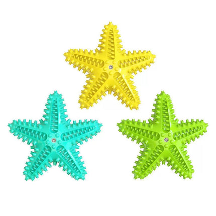 Pet Starfish Floating Dog Toy Audible Water Toy for Dogs Interactive Play Fun
