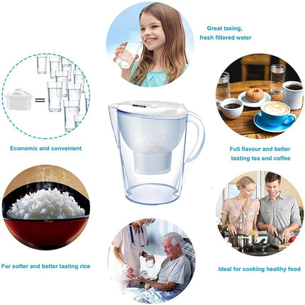 Water Filter Jug Kitchen Home Purifier Activated Carbon Filter Water Filter