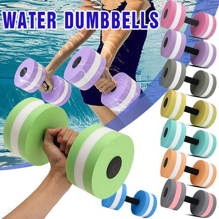 Water Dumbbells Aquatic Exercise Dumbells Water Aerobics Workouts Barbells - Aimall